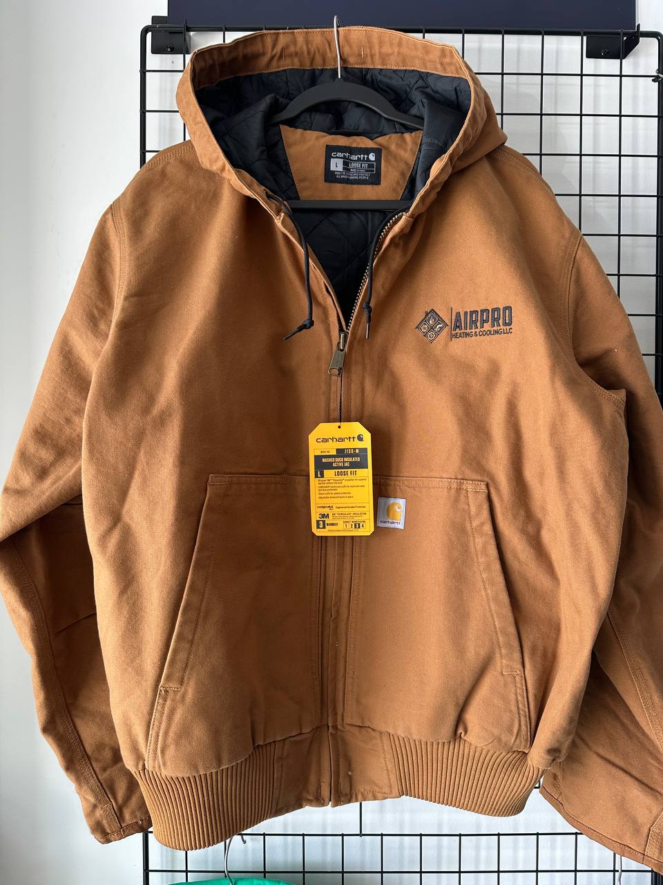 Embroidered Carhartt work jacket by Dava X